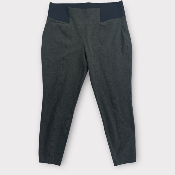 Maurices Dark Heather Green Pull-On Ankle Pants Women’s Size Large L-REG - Picture 1 of 4